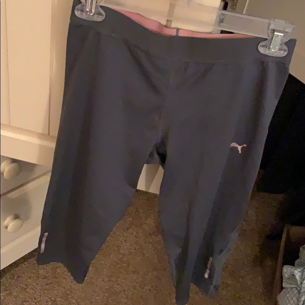 Puma workout tight crop pants